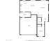 Detailed first floor plan showcases layout of living room, kitchen, bath, and garage at 1021 W Vineyard Plains Dr, San Tan Valley, AZ 85143