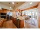 Open-concept kitchen with stainless steel appliances at 12439 W Yellow Bird Ln, Peoria, AZ 85383