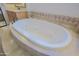Close up of the tub area in the main bath at 13627 E Monument Dr, Scottsdale, AZ 85262