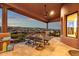 Outdoor dining area on balcony offering stunning views of the surrounding landscape at 15106 E Miravista --, Fountain Hills, AZ 85268