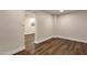 A view of a clean basement with neutral paint and trim and attractive flooring at 1533 W Culver St, Phoenix, AZ 85007