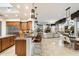 Open floor plan seamlessly connects the kitchen, dining, and living areas, ideal for entertaining at 15802 N 71St St # 754, Scottsdale, AZ 85254