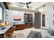 Bright office with built-in shelves and a city view at 15802 N 71St St # 754, Scottsdale, AZ 85254