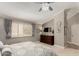 Comfortable bedroom featuring shuttered windows and stylish decor at 2218 E Mallard Ct, Gilbert, AZ 85234