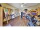Versatile bedroom with ceiling fan, art space and lots of desk and storage space at 25767 N 67Th Dr, Peoria, AZ 85383