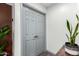 Hallway featuring a closet and hardwood floors at 2717 E Aster Dr, Phoenix, AZ 85032