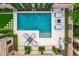 Beautifully landscaped pool and patio area perfect for relaxation and outdoor entertaining at 28834 N 68Th Ave, Peoria, AZ 85383