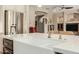Farmhouse sink with stainless steel appliances and a spacious island for food preparation at 3353 E Nolan Dr, Chandler, AZ 85249