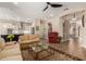 Spacious living room open to kitchen featuring natural lighting and an elegant open floorplan at 3353 E Nolan Dr, Chandler, AZ 85249