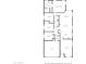 Simple floor plan showcasing the layout of the spacious home at 3847 W Yellow Peak Dr, San Tan Valley, AZ 85144