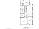 Detailed floor plan showcasing the layout of the spacious home at 3847 W Yellow Peak Dr, San Tan Valley, AZ 85144
