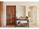 Inviting entryway featuring built-in storage and decorative niches at 40627 N 6Th Ave, Phoenix, AZ 85086