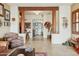 Open foyer with wood columns and accent decor at 40627 N 6Th Ave, Phoenix, AZ 85086