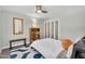 Cozy bedroom with ample closet space and a view of the backyard at 5033 E Turquoise Ave, Paradise Valley, AZ 85253