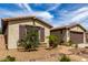 Charming single-story home with well-manicured landscaping and attached two-car garage at 560 W Powell Way, Chandler, AZ 85248