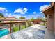 Spacious balcony with a pool and landscaping views at 9364 S Margo Dr, Tempe, AZ 85284