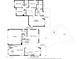 Detailed floor plan illustrating the layout of the home, including bedrooms, living spaces, and outdoor features at 9364 S Margo Dr, Tempe, AZ 85284