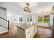 Spacious island kitchen in a bright open-concept area with backyard views at 9364 S Margo Dr, Tempe, AZ 85284