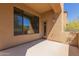 Covered patio area perfect for outdoor living and enjoying the desert scenery at 16600 N Thompson Peak Pkwy # 1072, Scottsdale, AZ 85260