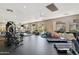 Community gym featuring modern exercise equipment, mirrors, and natural lighting at 1825 W Ray Rd # 1058, Chandler, AZ 85224