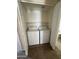 Laundry closet with newer washer and dryer at 1825 W Ray Rd # 1058, Chandler, AZ 85224