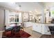 Eat-in kitchen has granite counters, modern stainless appliances, and great natural light at 1939 E Solano Dr, Phoenix, AZ 85016