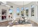 Charming dining area filled with natural light, leading to outdoor patio at 3529 N Boulder Canyon St, Mesa, AZ 85207