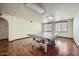 Finished room includes a ping pong table and recessed lighting above at 6925 W Tonto Dr, Glendale, AZ 85308