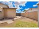 Backyard featuring a storage shed, and a fenced perimeter offering privacy and secure outdoor space at 8014 W Mescal St, Peoria, AZ 85345