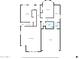 First floor floor plan layout featuring bedrooms, kitchen, living room, and garage spaces at 9230 N 82Nd Ln, Peoria, AZ 85345