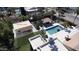 Rendering of proposed casita next to pool, spa, cabana, basketball court and trampoline at 10365 E Paradise Dr, Scottsdale, AZ 85260