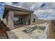 Backyard pool under construction near a stone patio, providing outdoor living potential at 12328 E Black Rock Rd, Scottsdale, AZ 85255