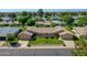 Charming single-story duplex featuring manicured lawns and a private courtyard entrance between the two units at 12519 W Castle Rock Dr, Sun City West, AZ 85375