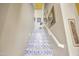 Staircase featuring decorative tile, white banister, and art adorned walls at 19475 N Grayhawk Dr # 2132, Scottsdale, AZ 85255