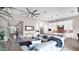 Bright, open living area showcases seamless flow between living and dining spaces at 23434 N 76Th Way, Scottsdale, AZ 85255