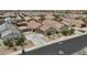 Aerial view of neighborhood highlighting the home's location in a residential community at 235 S San Gregorio Ln, Casa Grande, AZ 85194