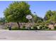 A full basketball court in a shared common area and ample landscaping provides a recreational space at 235 S San Gregorio Ln, Casa Grande, AZ 85194