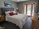 Cozy bedroom with a comfortable bed, soft linens, and a sliding glass door at 2833 E Emile Zola Ave, Phoenix, AZ 85032
