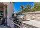 Built-in stainless steel grill station for outdoor cooking and entertaining at 36053 N Stoneware Dr, Queen Creek, AZ 85140