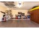 Spacious garage with ample storage, organization systems, and epoxy floors for a clean and functional space at 4779 W Tulsa St, Chandler, AZ 85226