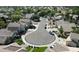 Neighborhood aerial view showing lush landscaping and well maintained homes at 53 W Pecan Pl, Tempe, AZ 85284