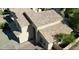 Aerial view of the two-story stucco home with a tile roof and desert landscaping at 53 W Pecan Pl, Tempe, AZ 85284