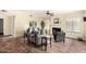 Cozy living room with fireplace, plush seating, neutral tones, and wood-look floors at 53 W Pecan Pl, Tempe, AZ 85284
