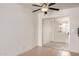 Bright dining area with sliding glass doors and tile flooring at 5323 E Dodge St, Mesa, AZ 85205