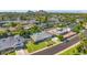 Aerial view of home with landscaping, driveway, and neighborhood setting near the canal at 6231 E Calle Camelia --, Scottsdale, AZ 85251