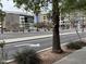 View of the street with palm trees in front of the Chase Field stadium in downtown Phoenix, Arizona at 706 E Washington St # 204, Phoenix, AZ 85034