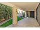 Inviting covered patio provides a shaded outdoor living area, blending indoor comfort with the beauty of the landscape at 7168 N Via De Amigos --, Scottsdale, AZ 85258