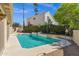 Refreshing pool with a small water feature and a surrounding patio, perfect for relaxation and outdoor enjoyment at 7168 N Via De Amigos --, Scottsdale, AZ 85258