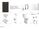 A selection of brown-tone bathroom design elements for a modern home at 35658 N Lodestone Dr, San Tan Valley, AZ 85144