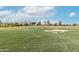 Expansive green golf course with mature trees under a bright blue sky at 5022 E Magic Stone Dr, Phoenix, AZ 85044